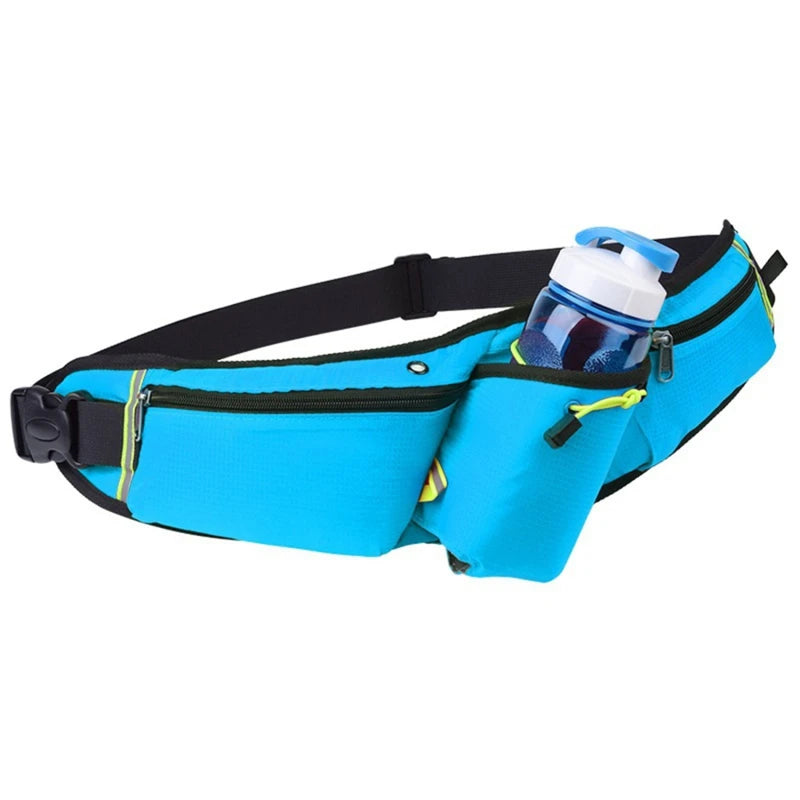 Waterproof Sports Waist Pack with Bottle Holder
