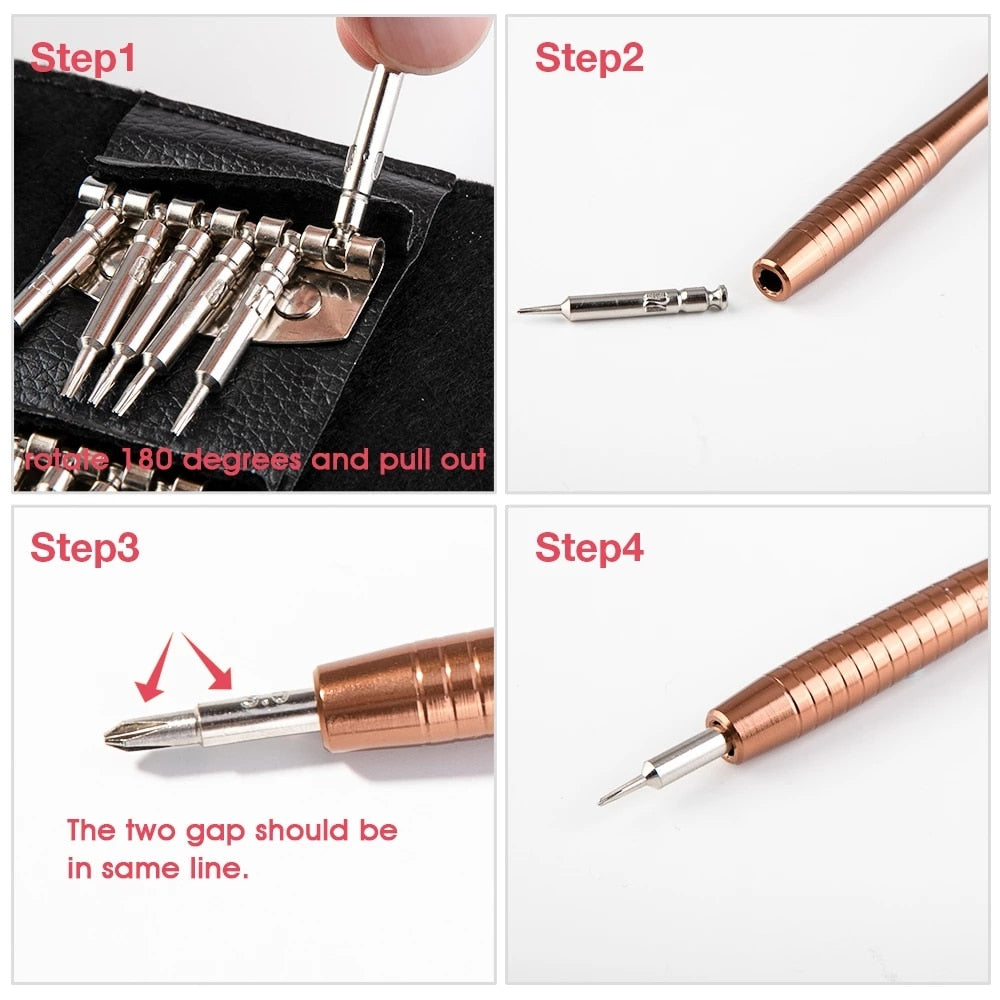 Ultimate 25-Piece Multi-Tool Screwdriver Set