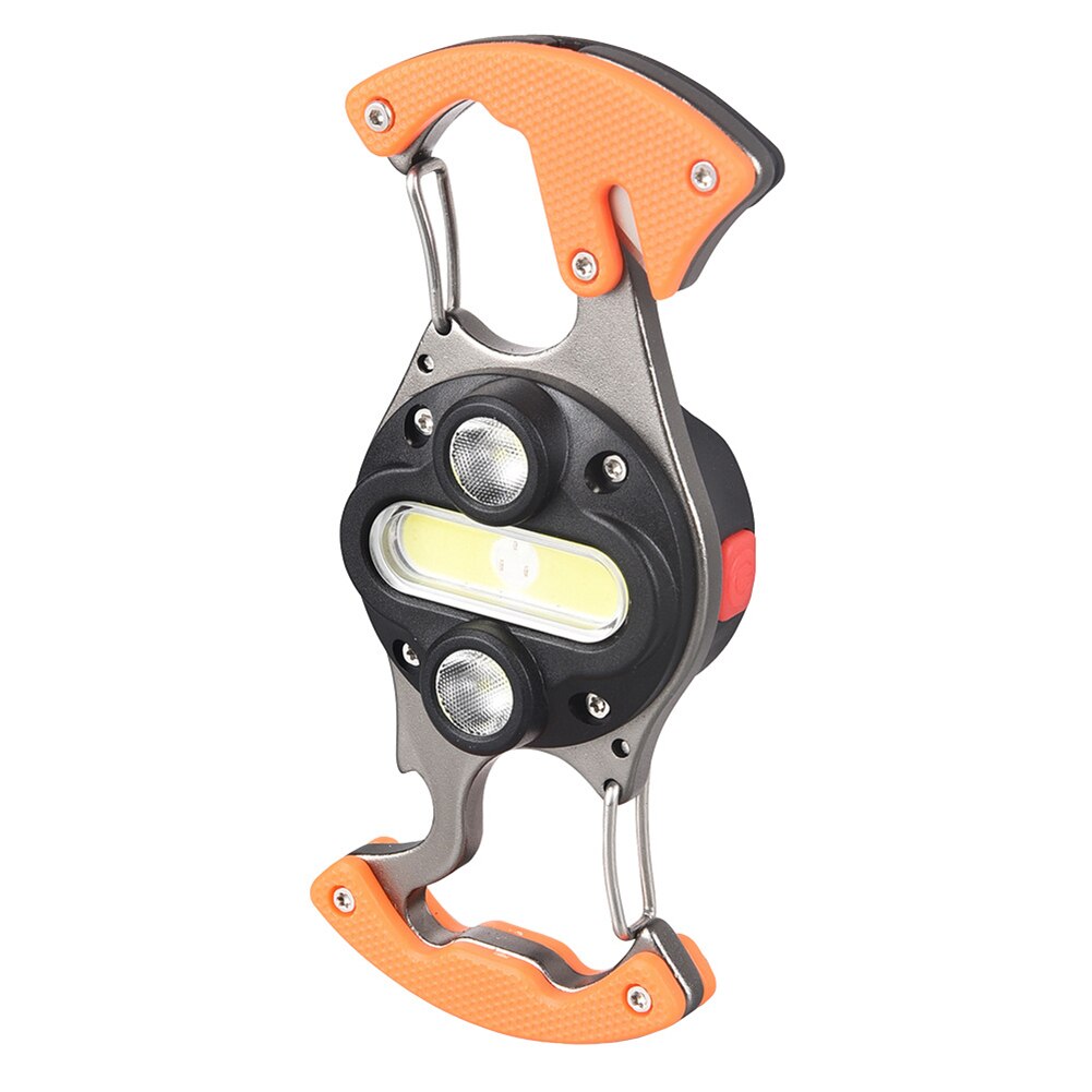 Compact Multi Tool LED Keychain Flashlight