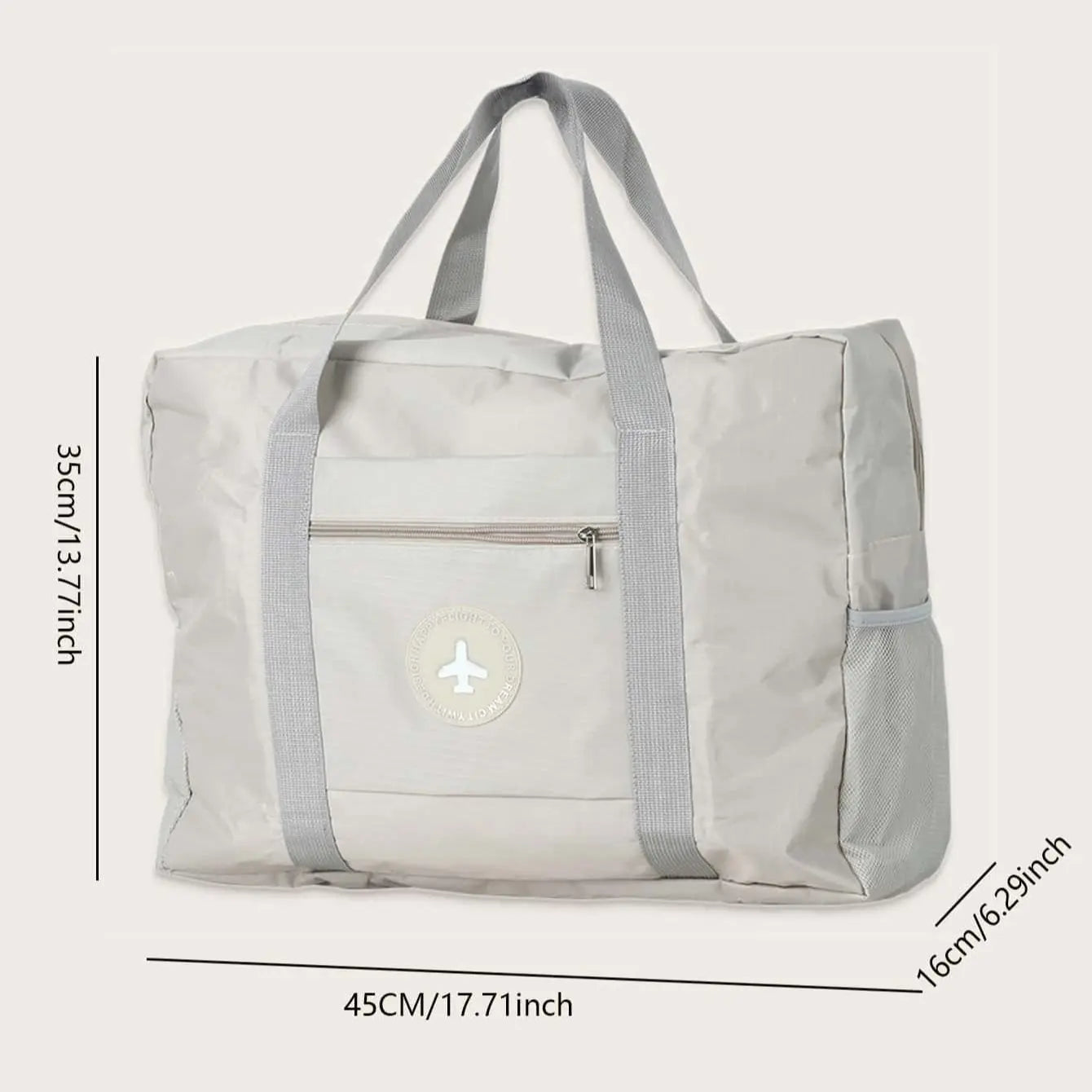 Durable Folding Travel Duffel Bag with Extra Pockets
