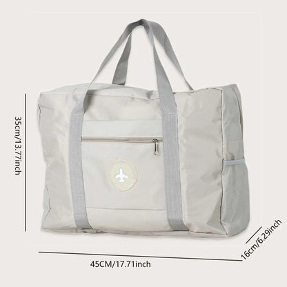 Durable Folding Travel Duffel Bag with Extra Pockets