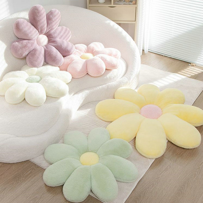 Soft Floral Pillow Cover