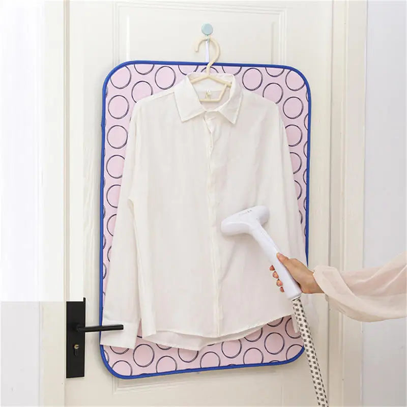 Portable Ironing Board with Heat Resistant Mat
