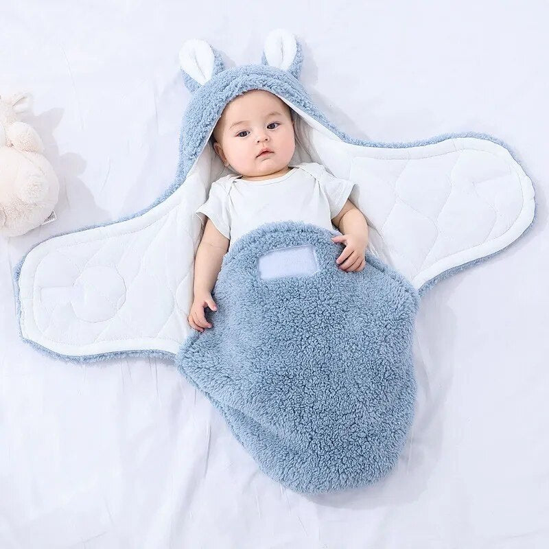 Cute Bunny Baby Sleep Sack Swaddle Wrap
