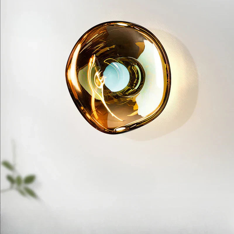 Stylish Melted Wall Lamp in Nordic Design