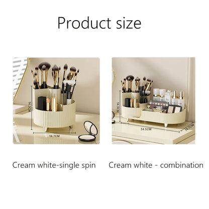 Clear Rotating Makeup Storage Case