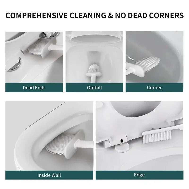 Bathroom Toilet Brush Set with Holder