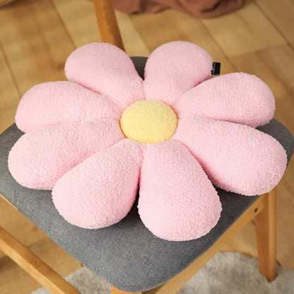 Soft Floral Pattern Throw Pillow