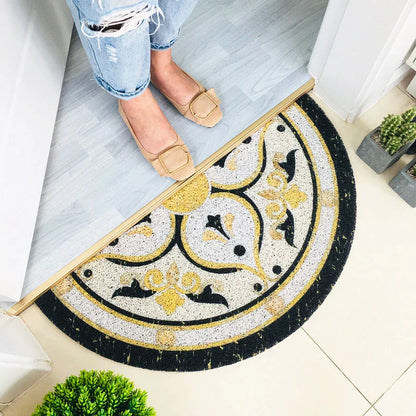 Stylish Half Circle Welcome Mat