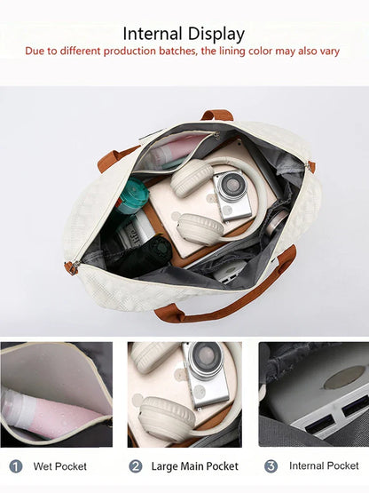 Spacious Sports Duffel Bag with Shoe Pocket