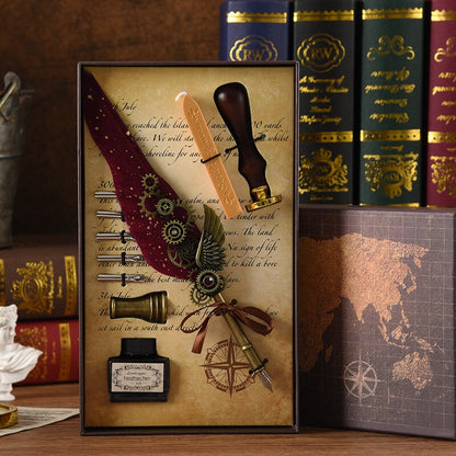 Premium Feather Tip Calligraphy Pen Set