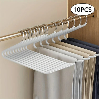 Sturdy Metal Open Pant Hangers with Rust Proof Coating