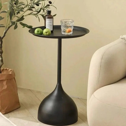 Modern Metal Circular End Table - Befez