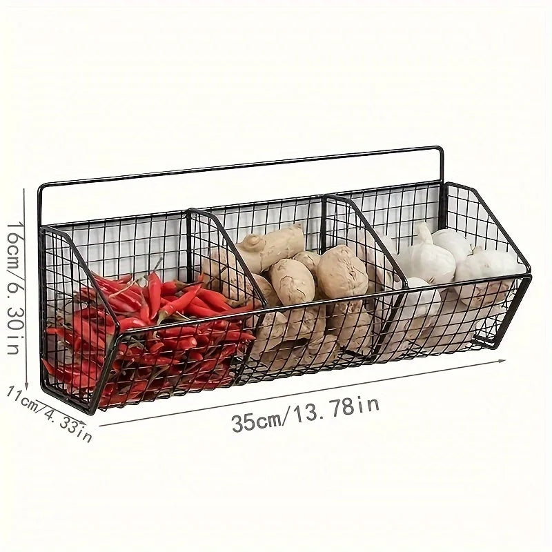 Space Saving 3 Tier Kitchen Shelf Rack - Black