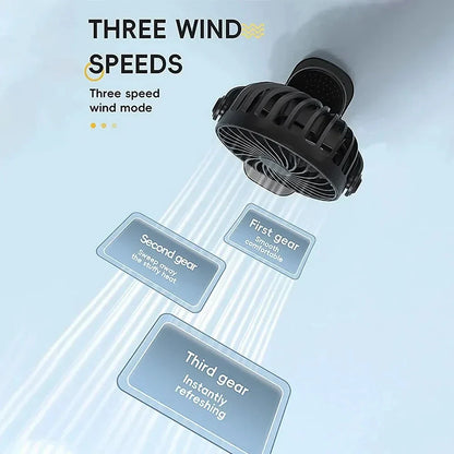 Compact USB Desk Fan with Adjustable Speeds
