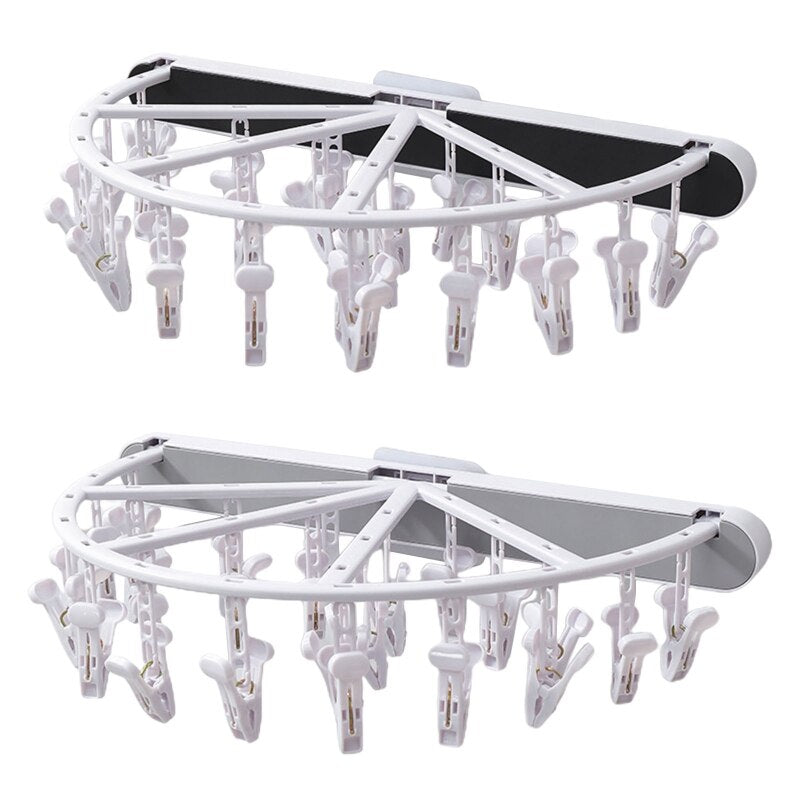 Space-Saving Foldable Sock Dryer Rack