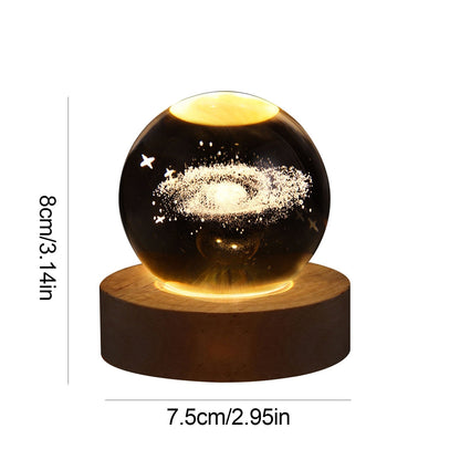 Sparkling Glass Orb Decorative Centerpiece