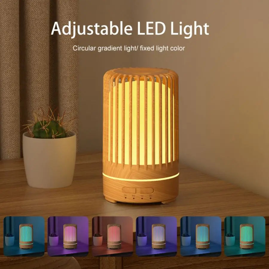 Compact Mini Essential Oil Diffuser with LED Light