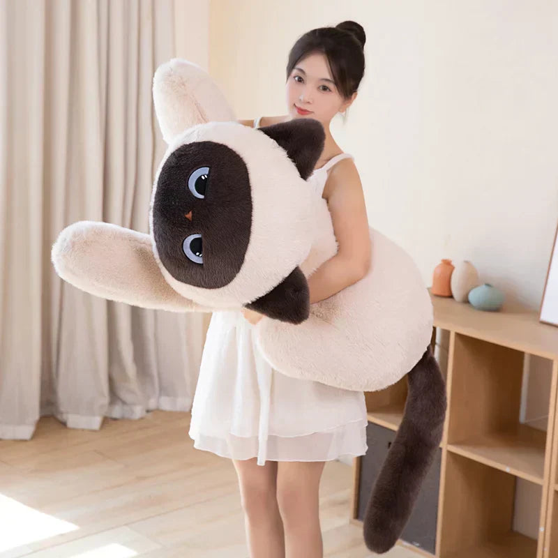 Adorable Siamese Kitten Soft Plush Toy