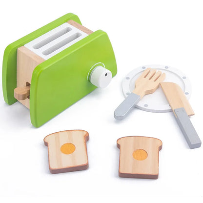 Deluxe Wooden Play Kitchen Set