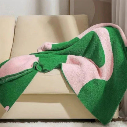 Colorful Striped Throw Blanket