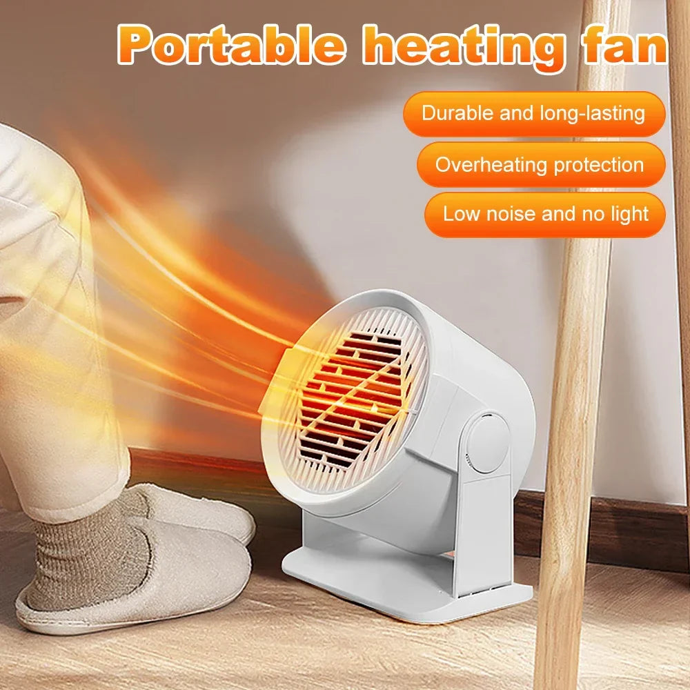 Compact Electric Space Heater with Fan and Foot Warmer - Befez