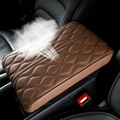 Premium Leather Car Armrest Cushion