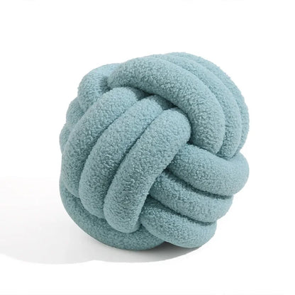 Textured Rope Knot Decor Pillow