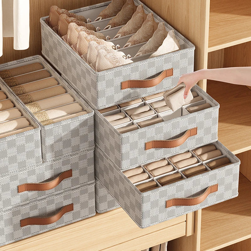 Collapsible Closet Storage Box for Clothes & Accessories