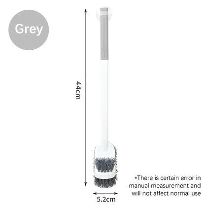 Compact Double Sided Toilet Brush with Long Handle