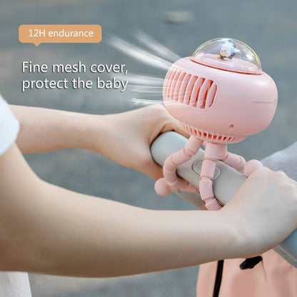 Compact Lightweight Baby Stroller Fan