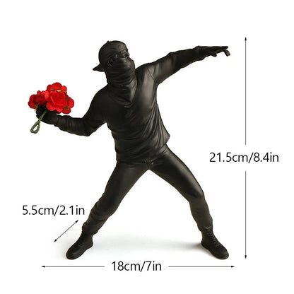 Befez | Banksy Figurine Set | Iconic Pop Art Decor