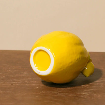 Yellow Glazed Ceramic Vase