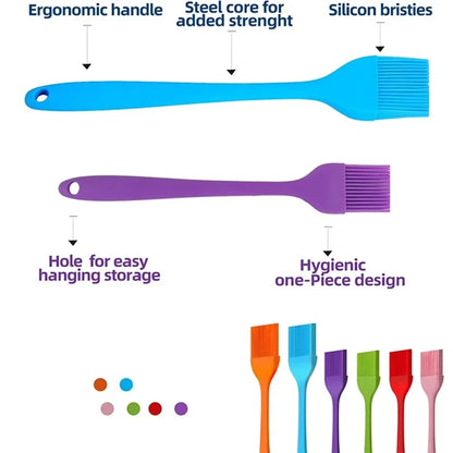 Non Stick BBQ Grill Brush Silicone Basting Tool
