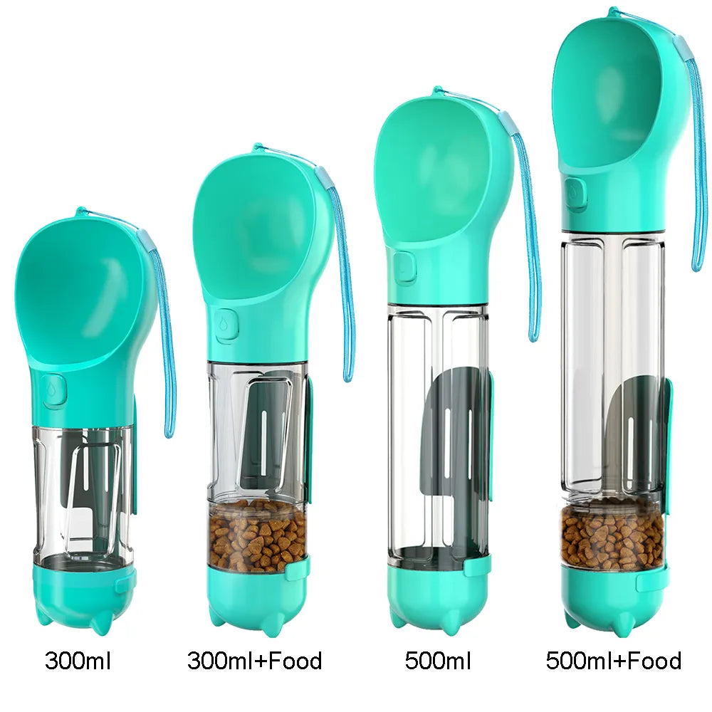 Portable 3-in-1 Pet Water Bottle Set