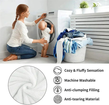Soft Fuzzy Velour Blanket for Bed and Sofa