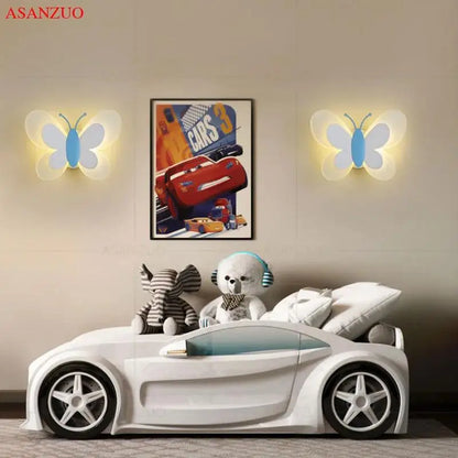 Colorful LED Butterfly Wall Light