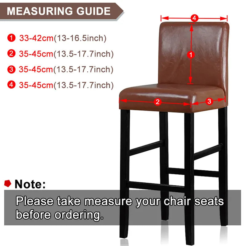 Elastic Bar Stool Slipcover
