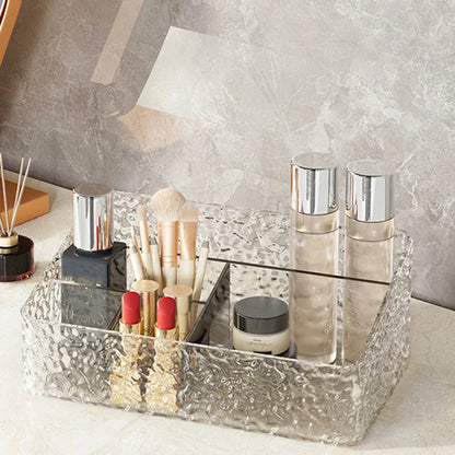 Spacious Makeup Storage Case Water Wave Pattern