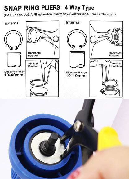 2 in 1 Locking Plier Wrench Set