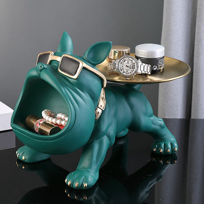 Cozy Bulldog Table Lamp