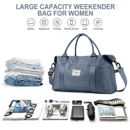 Spacious 40L Carry On Luggage Bag for Short Getaways