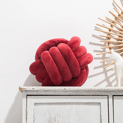 Soft Velvet Knot Pillow