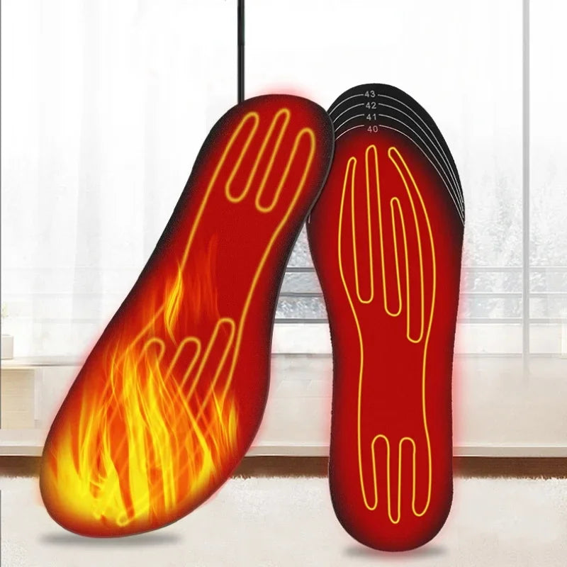 Warm Rechargeable Heated Insoles for Winter shoes
