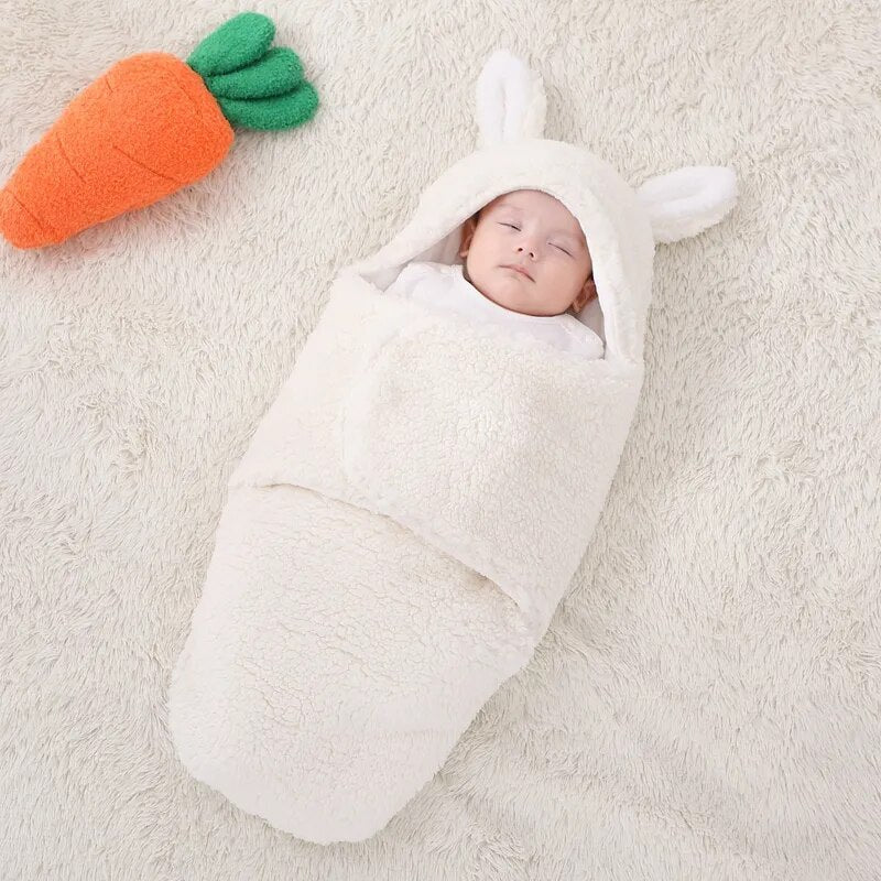 Cute Bunny Baby Sleep Sack Swaddle Wrap