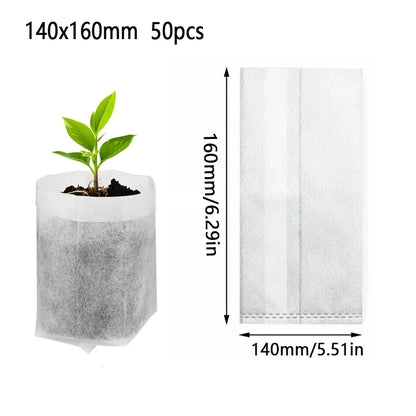 Eco Friendly Compostable Plant Bags Set of 25-100
