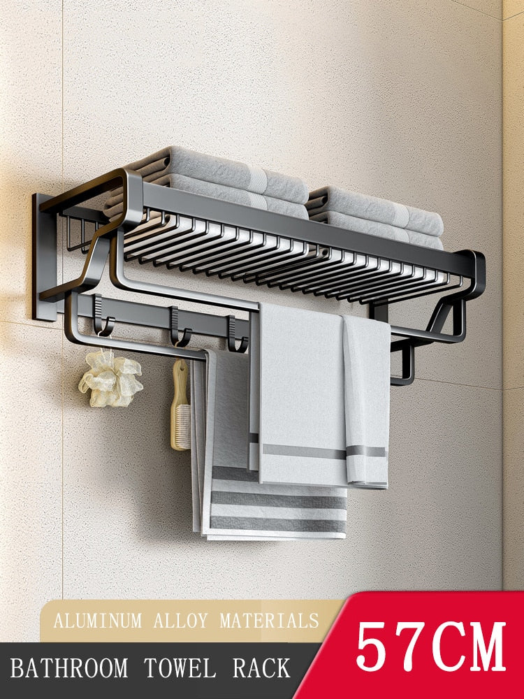 Premium Wall Mount Towel Holder Bathroom Accessory - Befez