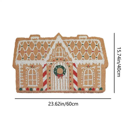 Cozy Christmas Welcome Mat Soft Non Slip Door Rug - Befez