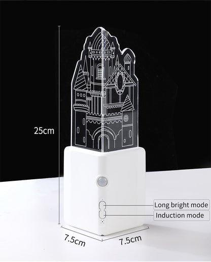 Colorful 3D LED Plug Night Light
