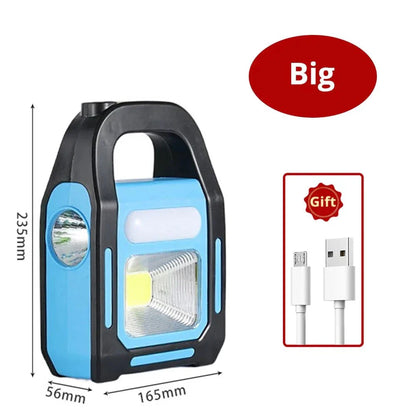 Compact LED Camping Light with USB Charger